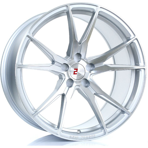 2FORGE ZF2 20x11 5x112 SILVER POLISHED FACE Custom Offset: ET15 TO ET46 www.srbpower.com