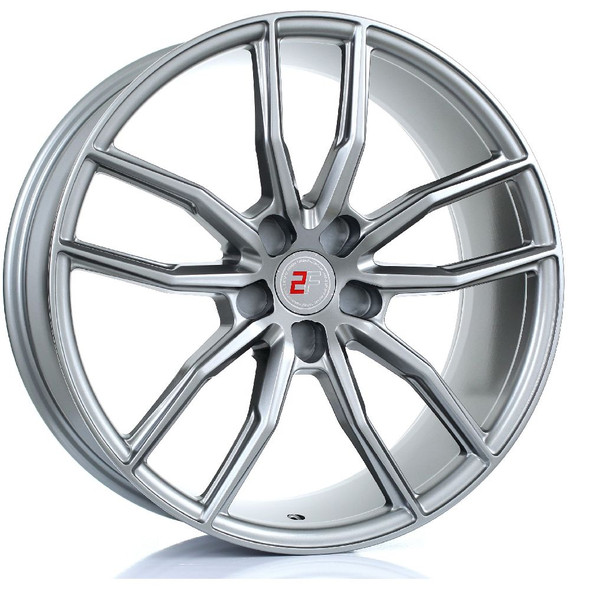 2FORGE ZF4 20x8.5 5x110 GLOSS GUNMETAL Custom Offset: ET9 TO ET45 www.srbpower.com