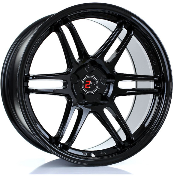 2FORGE ZF5 18x10 5x100 GLOSS BLACK Custom Offset: ET0 TO ET35 www.srbpower.com