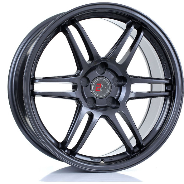 2FORGE ZF5 18x8 5x120.65 GLOSS GUNMETAL Custom Offset: ET15 TO ET35 www.srbpower.com