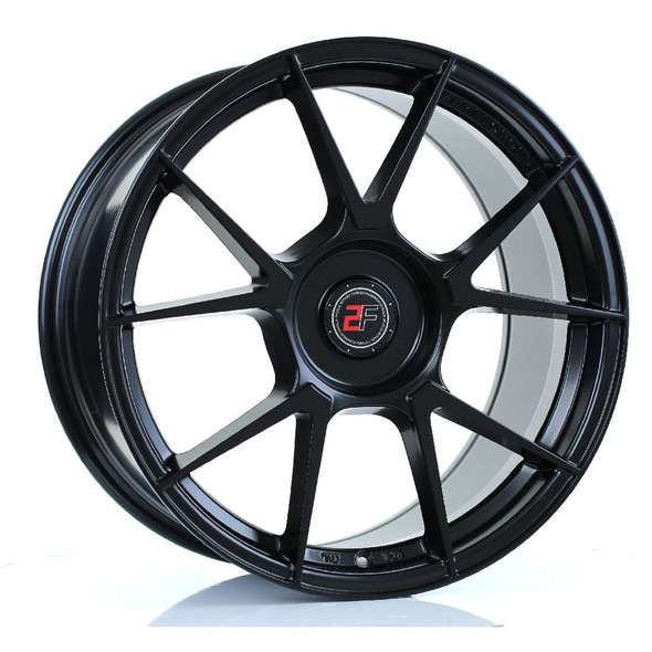 2FORGE ZF6 18x9 5x120 MATT BLACK Custom Offset: ET12 TO ET50 www.srbpower.com