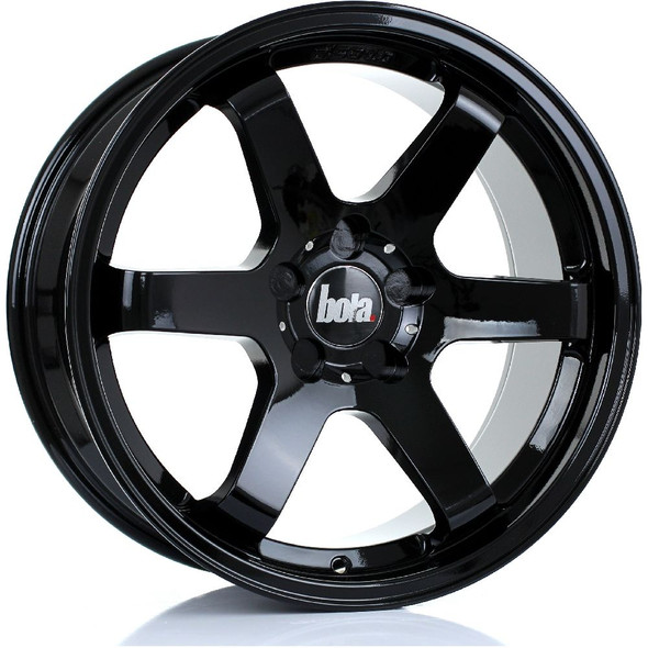 BOLA B1 18x8.5 5x98 GLOSS BLACK Custom Offset: ET30 TO ET45 www.srbpower.com