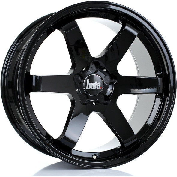 BOLA B1 19x10 5x105 GLOSS BLACK Custom Offset: ET25 TO ET45 www.srbpower.com