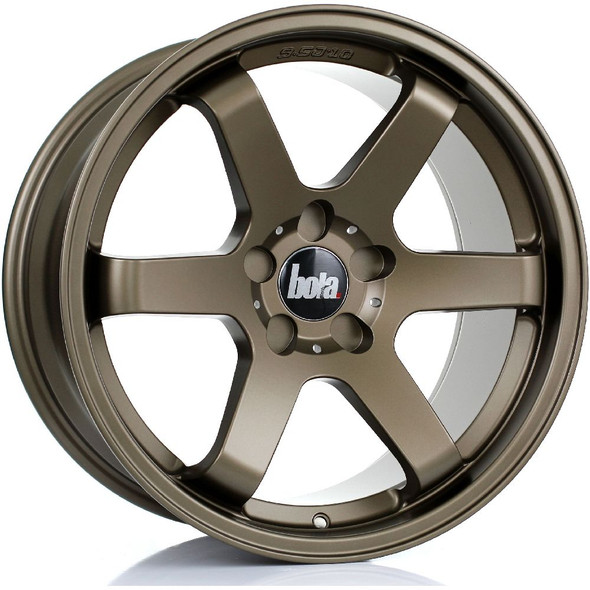 BOLA B1 18x9.5 5x110 MATT BRONZE Custom Offset: ET42 TO ET45 www.srbpower.com