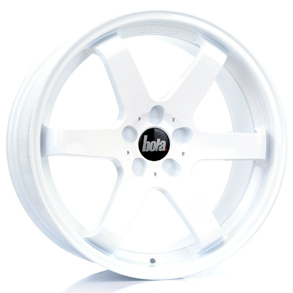 BOLA B1 19x8.5 5x98 WHITE Custom Offset: ET30 TO ET45 www.srbpower.com