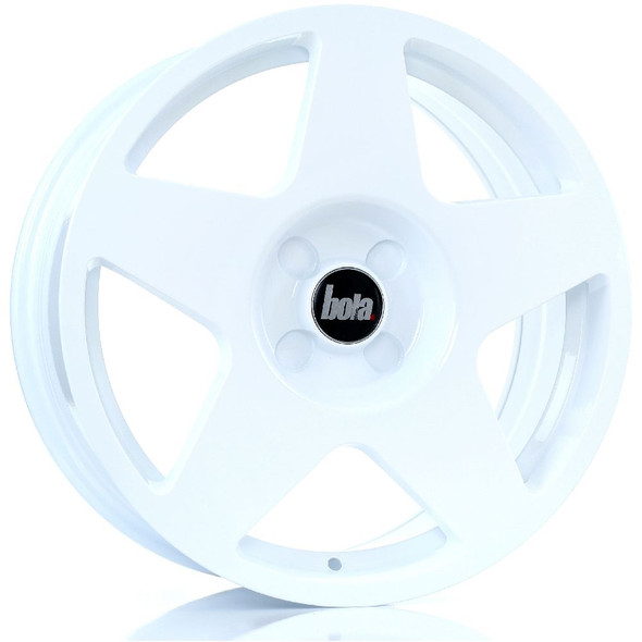 BOLA B10 17x7.5 5x118 WHITE Custom Offset: ET40 TO ET45 www.srbpower.com