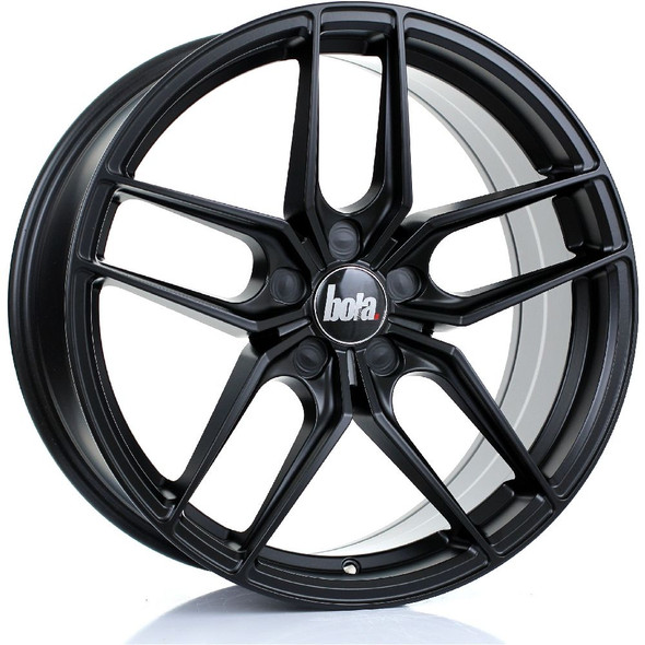 BOLA B11 19x8.5 5x120.65 MATT BLACK Custom Offset: ET25 TO ET52 www.srbpower.com