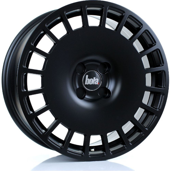 BOLA B12 17x8 4x100 MATT BLACK Custom Offset: ET30 TO ET45 www.srbpower.com