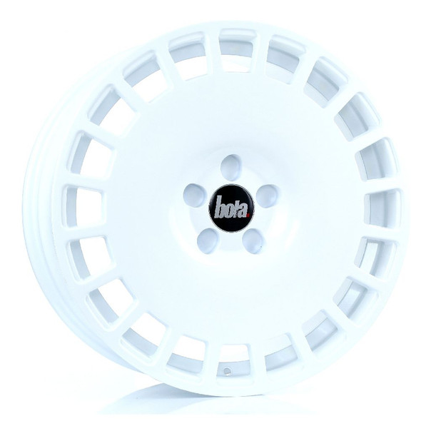 BOLA B12 19x8.5 5x118 WHITE Custom Offset: ET25 TO ET45 www.srbpower.com