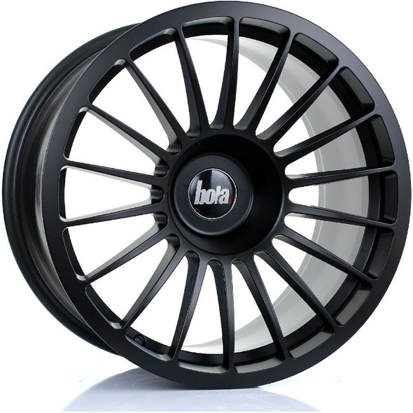 BOLA B14 18x10.5 5x108 MATT BLACK Custom Offset: ET10 TO ET25 www.srbpower.com