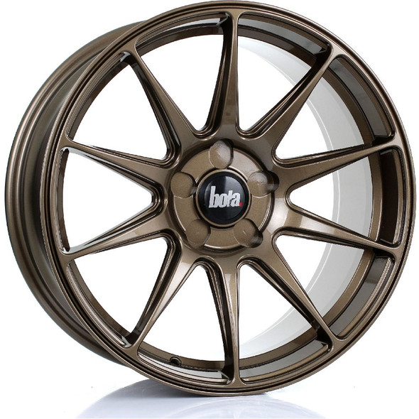 BOLA B15 18x8.5 5x112 GLOSS BRONZE Custom Offset: ET35 TO ET45 www.srbpower.com