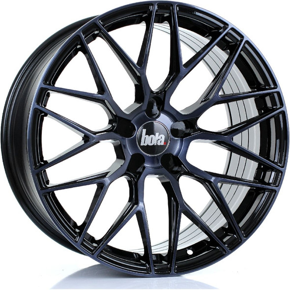 BOLA B17 19x9.5 5x118 BLACK SMOKE Custom Offset: ET25 TO ET45 www.srbpower.com