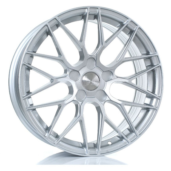 BOLA B17 17x8 5x100 CRYSTAL SILVER Custom Offset: ET35 TO ET45 www.srbpower.com