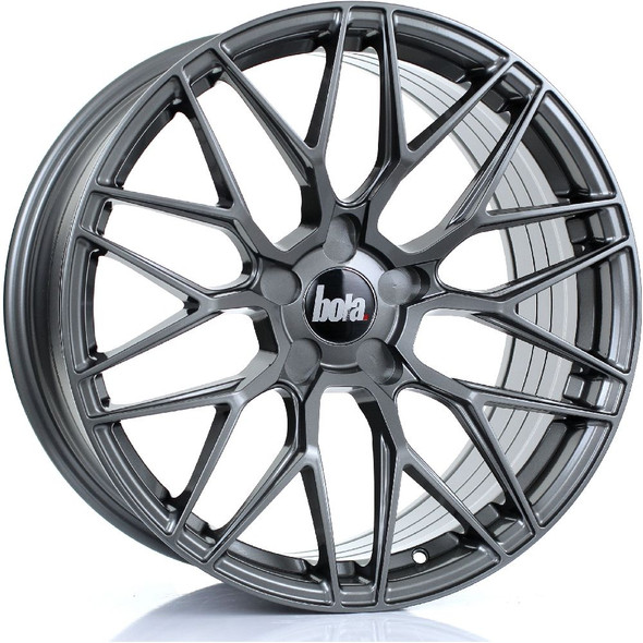 BOLA B17 19x9.5 5x112 GLOSS GUNMETAL Custom Offset: ET25 TO ET45 www.srbpower.com