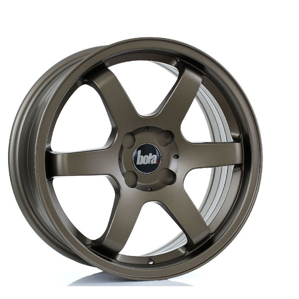 BOLA B1R 17x7.5 5x100 MATT BRONZE Custom Offset: ET40 TO ET45 www.srbpower.com