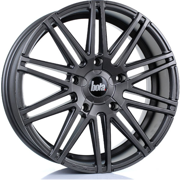 BOLA B20 20x8 5x160 MATT GUNMETAL Custom Offset: ET50 www.srbpower.com