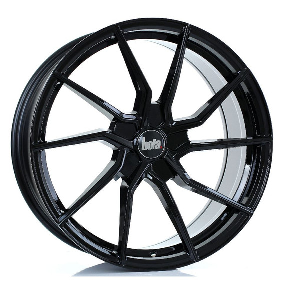 BOLA B25 19x8.5 5x100 GLOSS BLACK Custom Offset: ET25 TO ET45 www.srbpower.com