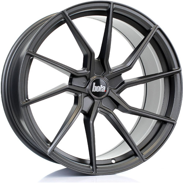 BOLA B25 19x9.5 5x112 MATT GUNMETAL Custom Offset: ET25 TO ET45 www.srbpower.com