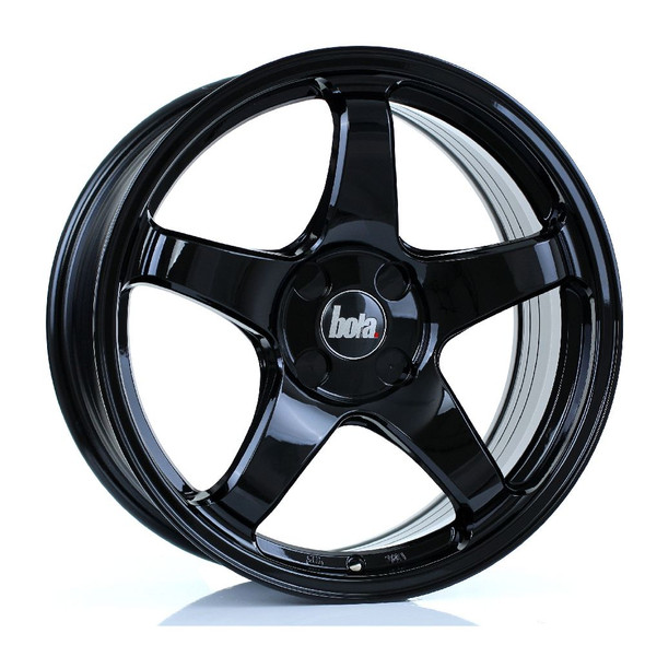 BOLA B2R 17x7.5 4x98 GLOSS BLACK Custom Offset: ET40 www.srbpower.com