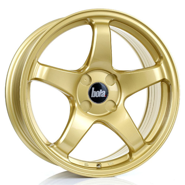 BOLA B2R 17x7.5 4x114 GOLD Custom Offset: ET40 www.srbpower.com