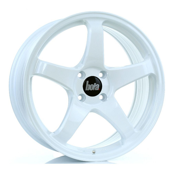 BOLA B2R 18x8 4x108 WHITE Custom Offset: ET40 www.srbpower.com