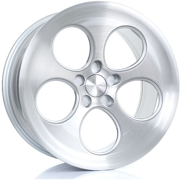 BOLA B5 18x9.5 5x98 SILVER BRUSHED POLISHED FACE Custom Offset: ET40 TO ET45 www.srbpower.com