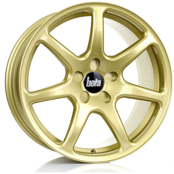 BOLA B7 18x8.5 5x100 GOLD Custom Offset: ET25 TO ET45 www.srbpower.com