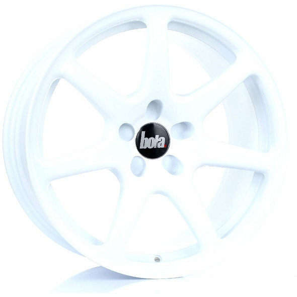 BOLA B7 18x9.5 5x118 WHITE Custom Offset: ET25 TO ET45 www.srbpower.com