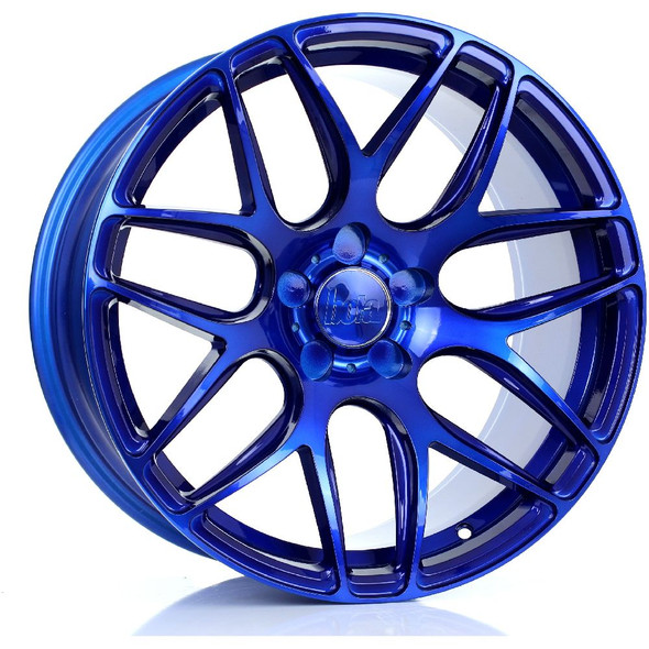 BOLA B8R 18x9.5 5x100 CANDY BLUE Custom Offset: ET40 TO ET45 www.srbpower.com