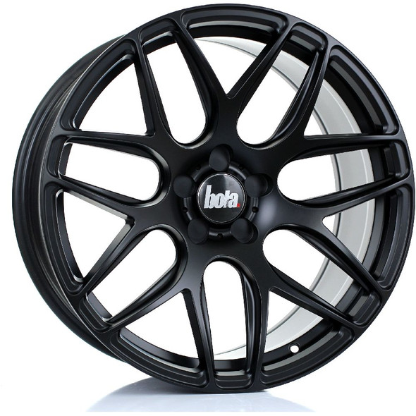 BOLA B8R 19x9.5 5x120 MATT BLACK Custom Offset: ET25 TO ET45 www.srbpower.com