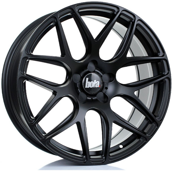 BOLA B8R 19x8.5 5x112 MATT BLACK Custom Offset: ET25 TO ET45 www.srbpower.com