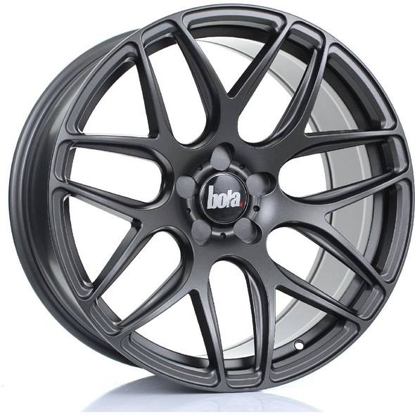 BOLA B8R 19x9.5 5x120 MATT GUNMETAL Custom Offset: ET25 TO ET45 www.srbpower.com