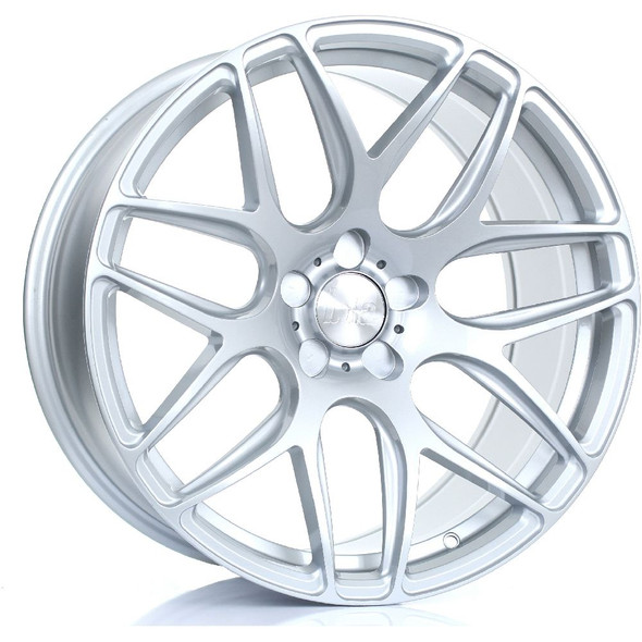 BOLA B8R 19x9.5 5x120 SILVER Custom Offset: ET25 TO ET45 www.srbpower.com