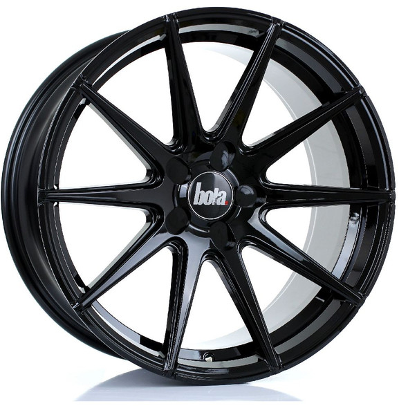 BOLA CSR 19x9.5 5x120 GLOSS BLACK Custom Offset: ET25 TO ET45 www.srbpower.com