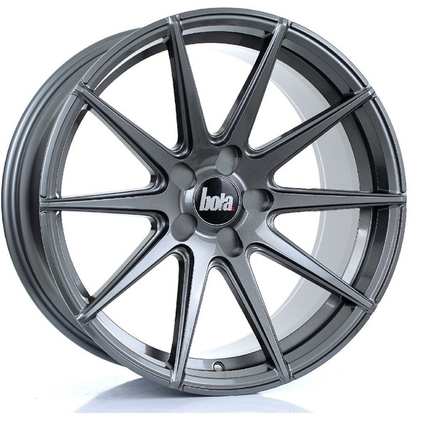 BOLA CSR 19x9.5 5x120 GLOSS GUNMETAL Custom Offset: ET25 TO ET45 www.srbpower.com