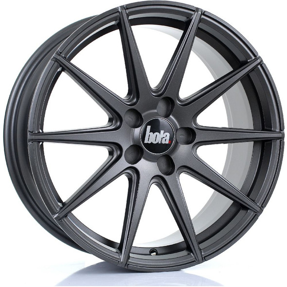 BOLA CSR 18x8 5x114 MATT GUNMETAL Custom Offset: ET40 TO ET45 www.srbpower.com