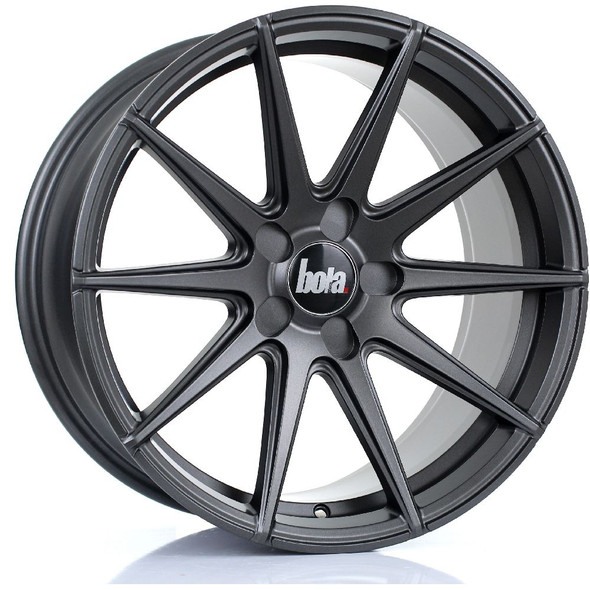 BOLA CSR 18x9 5x108 MATT GUNMETAL Custom Offset: ET25 TO ET45 www.srbpower.com