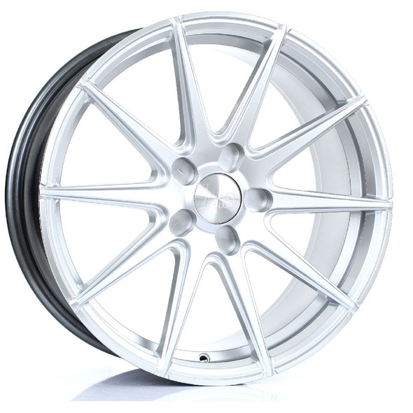 BOLA CSR 18x8 5x98 SILVER Custom Offset: ET25 TO ET45