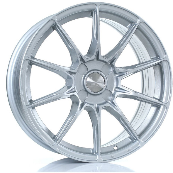 BOLA FLB 17x7.5 4x98 CRYSTAL SILVER Custom Offset: ET40 TO ET45 www.srbpower.com