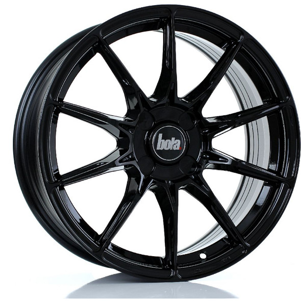 BOLA FLB 17x7.5 4x98 GLOSS BLACK Custom Offset: ET40 TO ET45 www.srbpower.com