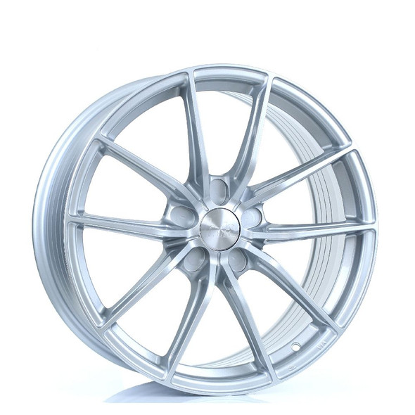 BOLA FLC 19x8.5 5x100 CRYSTAL SILVER Custom Offset: ET42 TO ET45 www.srbpower.com