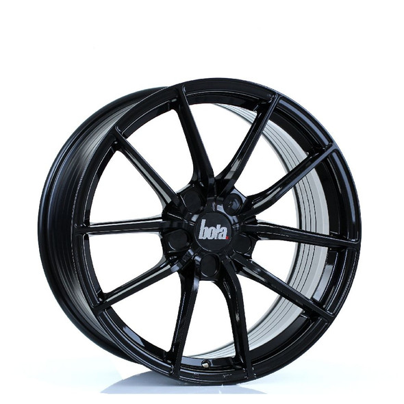 BOLA FLC 18x8.5 5x108 GLOSS BLACK Custom Offset: ET42 TO ET45 www.srbpower.com