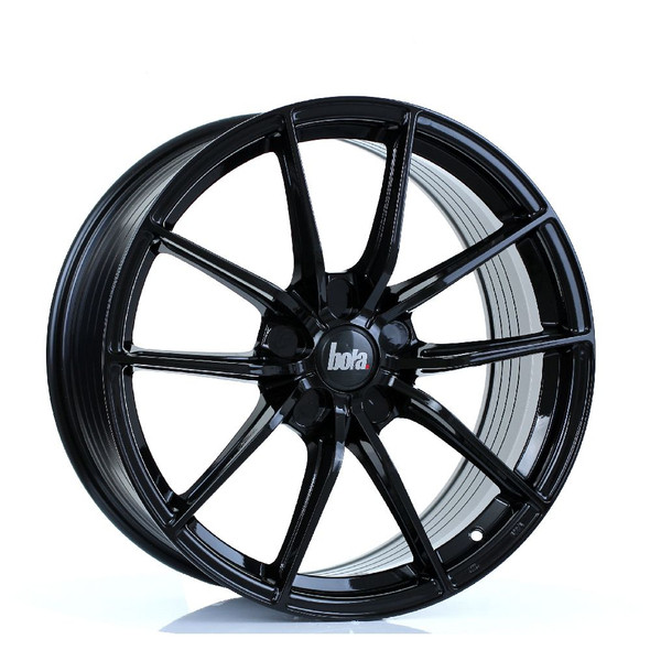 BOLA FLC 19x8.5 5x112 GLOSS BLACK Custom Offset: ET42 www.srbpower.com