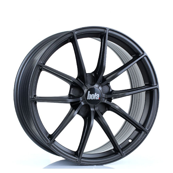 BOLA FLC 19x8.5 5x105 MATT GUNMETAL Custom Offset: ET42 TO ET45 www.srbpower.com