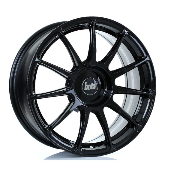 BOLA VST 17x7.5 5x112 GLOSS BLACK Custom Offset: ET40 TO ET45 www.srbpower.com