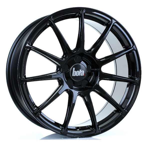 BOLA VST 18x8 5x110 GLOSS BLACK Custom Offset: ET40 TO ET45 www.srbpower.com