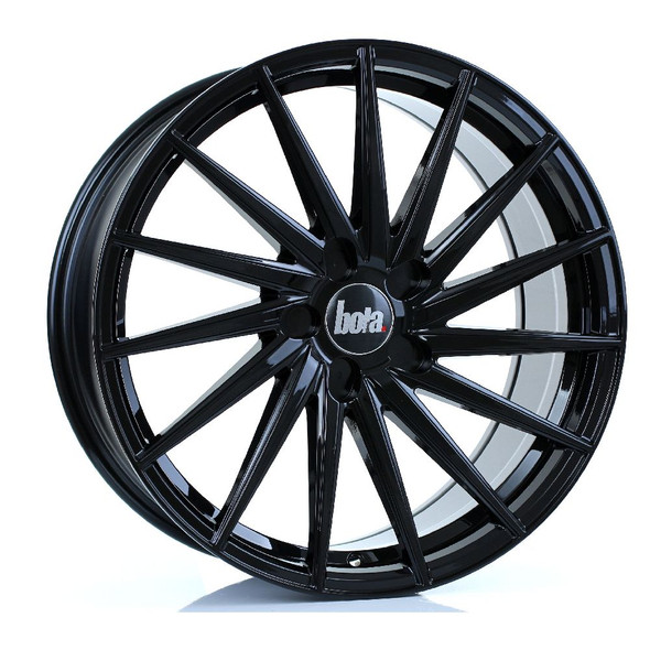 BOLA ZFR 19x8.5 5x98 GLOSS BLACK Custom Offset: ET25 TO ET45 www.srbpower.com