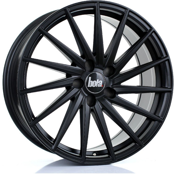 BOLA ZFR 19x8.5 5x105 MATT BLACK Custom Offset: ET25 TO ET45 www.srbpower.com