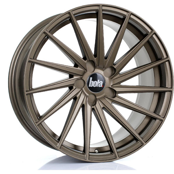 BOLA ZFR 19x9.5 5x112 MATT BRONZE Custom Offset: ET25 TO ET45 www.srbpower.com