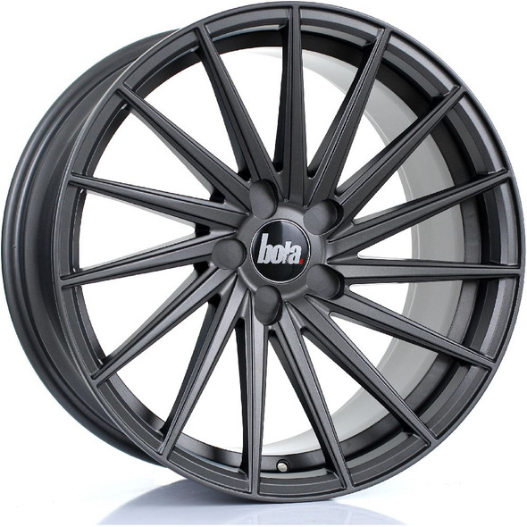 BOLA ZFR 19x9.5 5x100 MATT GUNMETAL Custom Offset: ET25 TO ET45 www.srbpower.com